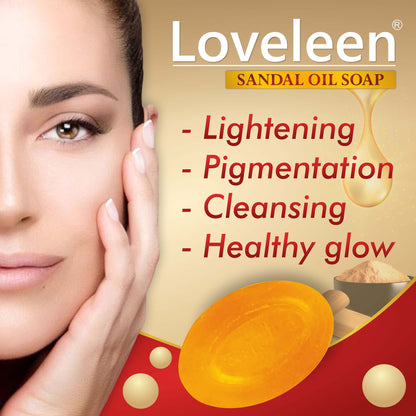 Loveleen Sandal Oil Glycerin Soap - 85gm